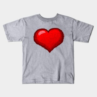 Fluffy heart Kids T-Shirt